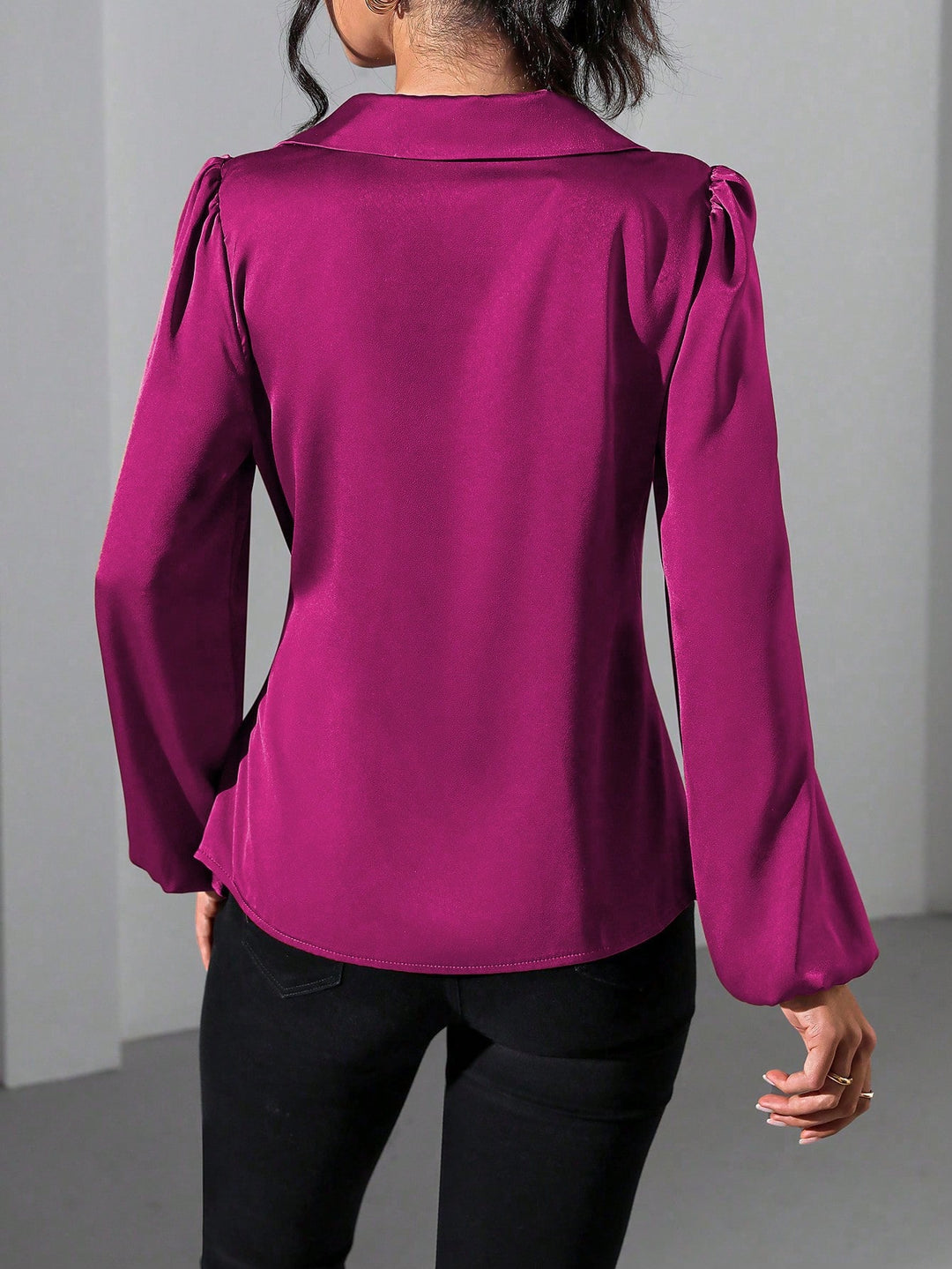 Bluza casual SHEIN, mov