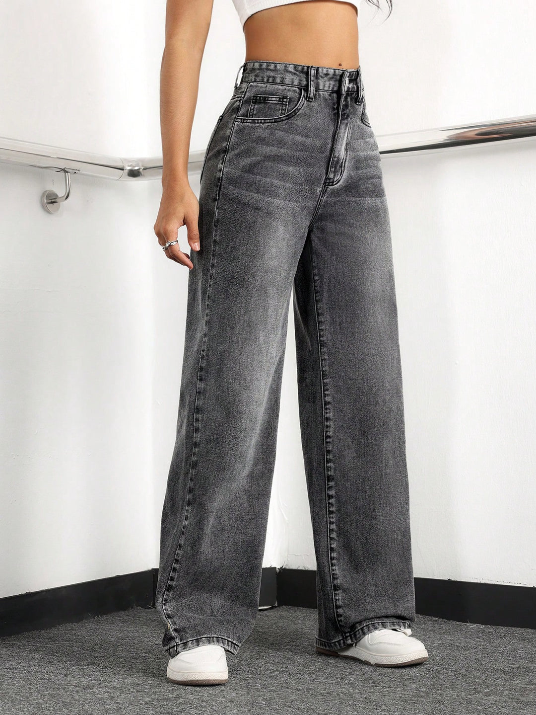 Jeans SHEIN, gri