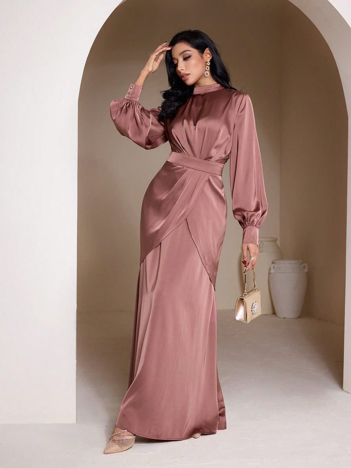 Rochie maxi SHEIN, roz