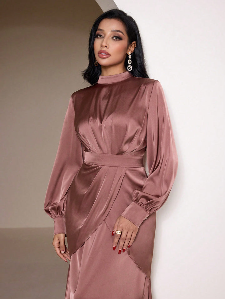 Rochie maxi SHEIN, roz
