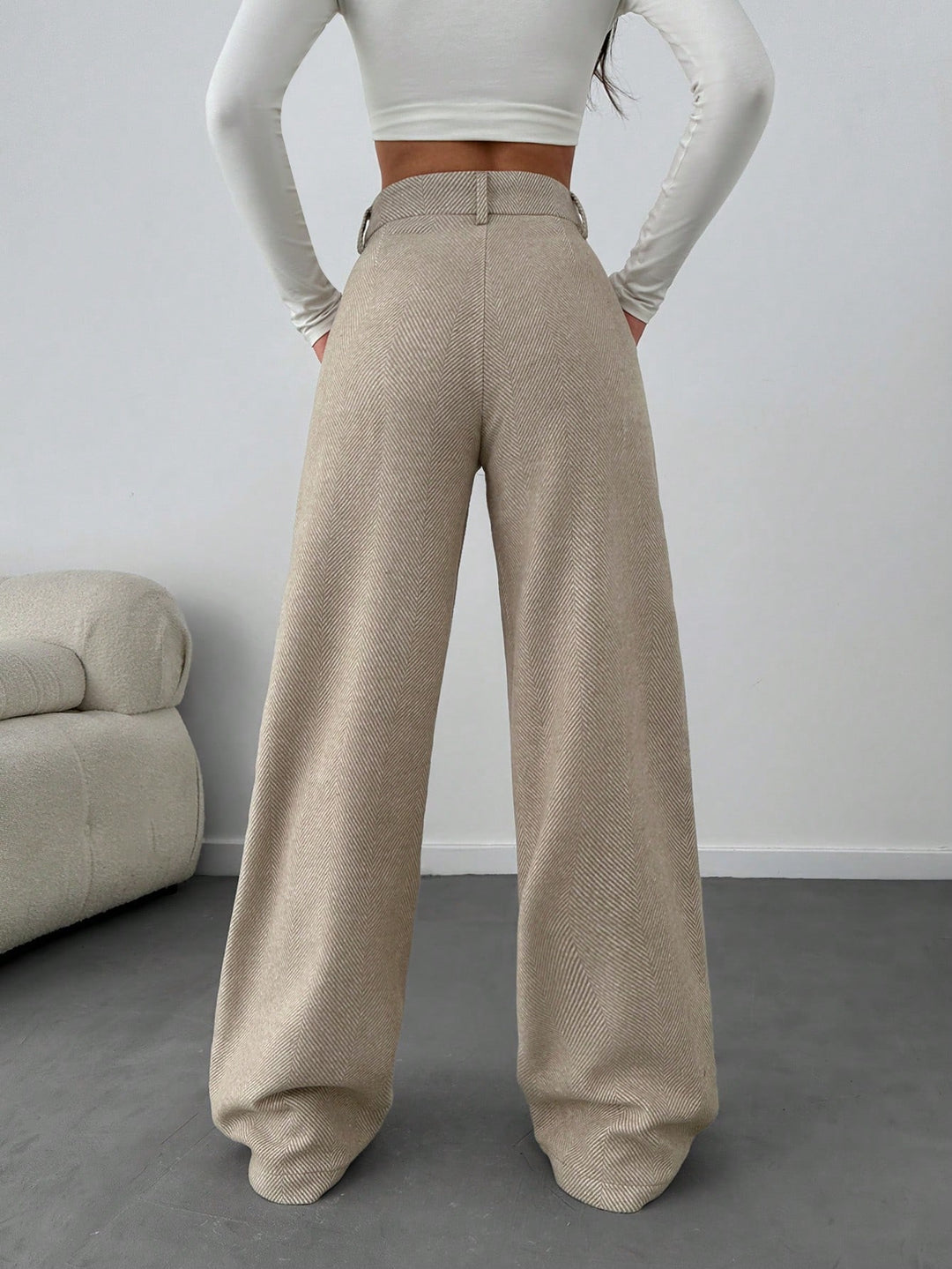 Pantaloni SHEIN, portocaliu