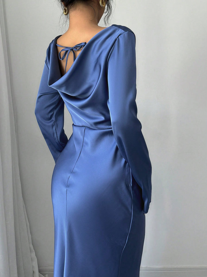 Rochie maxi SHEIN, albastru