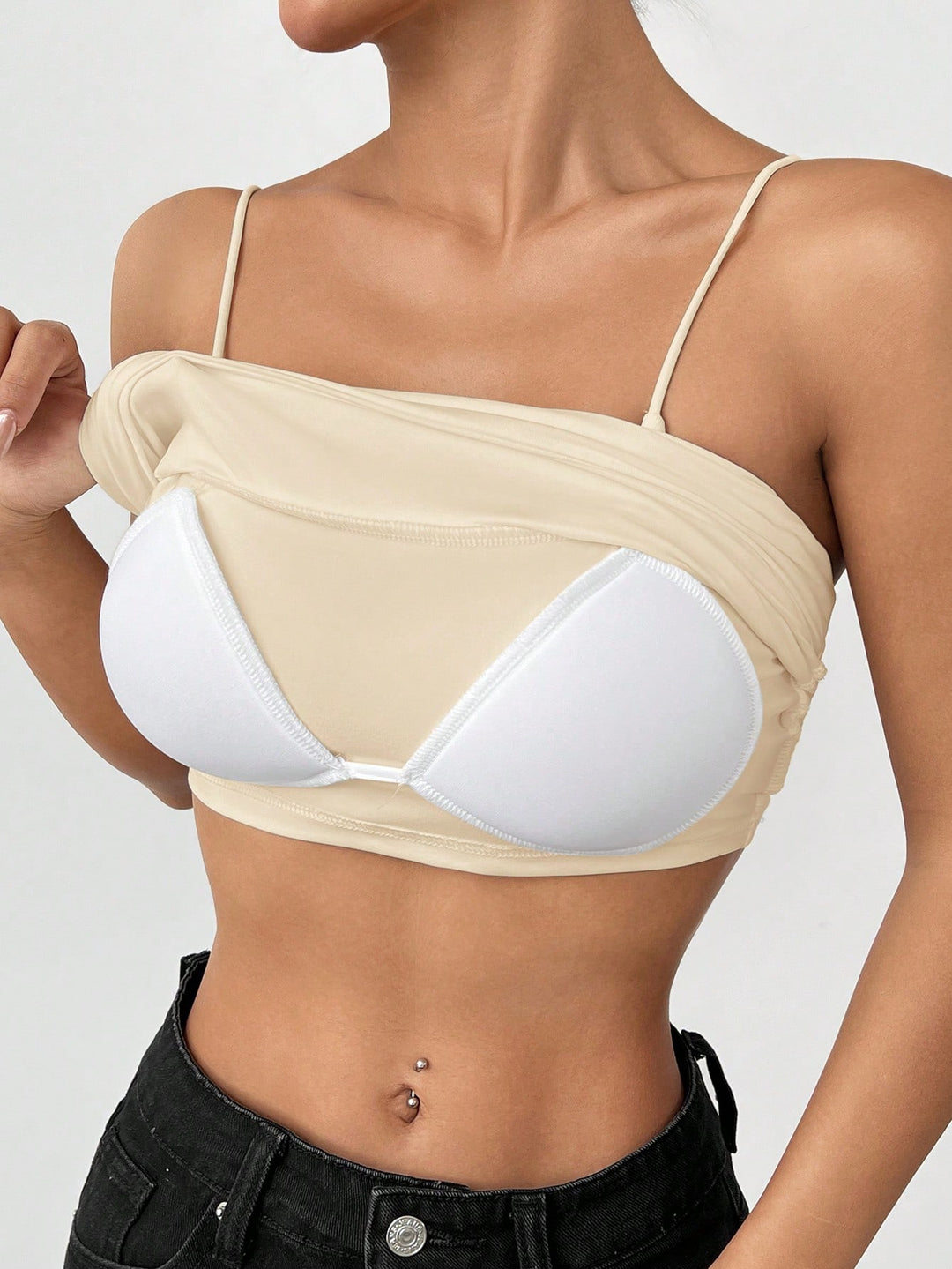 Top Shein, bej
