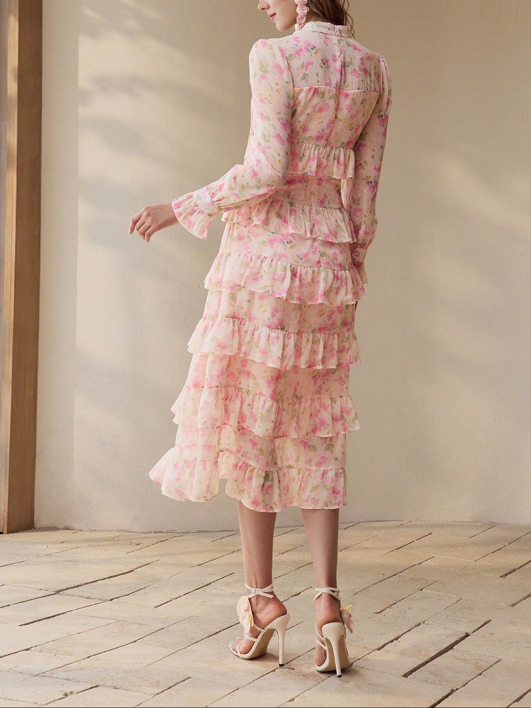 Rochie midi SHEIN, roz