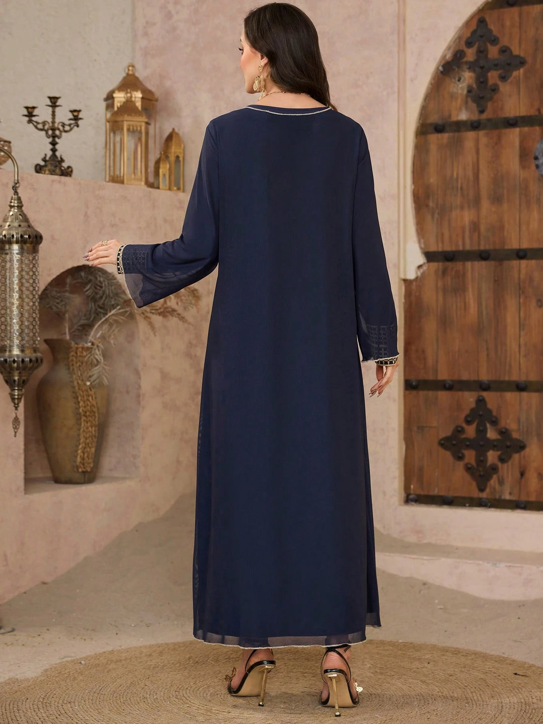 Rochie maxi SHEIN, bleumarin