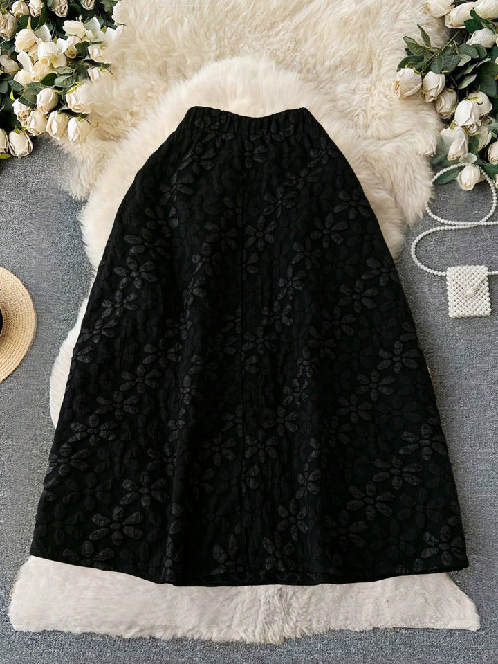 SHEIN maxi szoknya, fekete