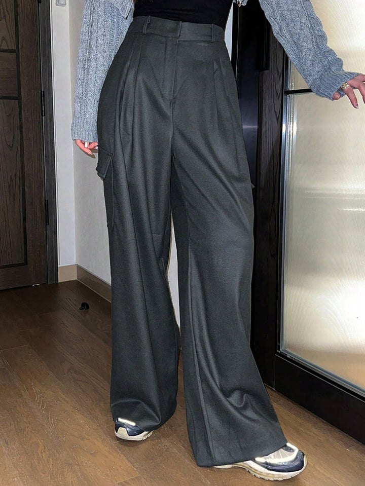 Pantaloni SHEIN, gri