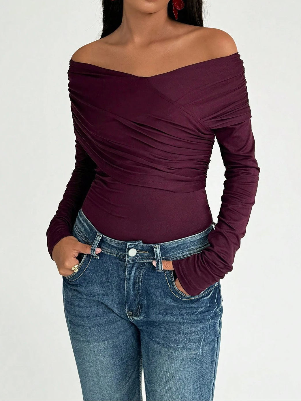 SHEIN blúz, lila
