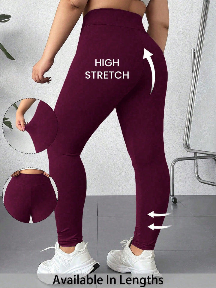 SHEIN bordó leggings