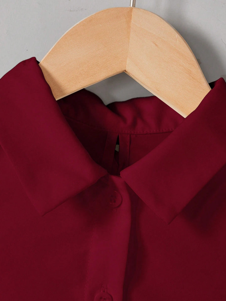 Bluza SHEIN, vișiniu