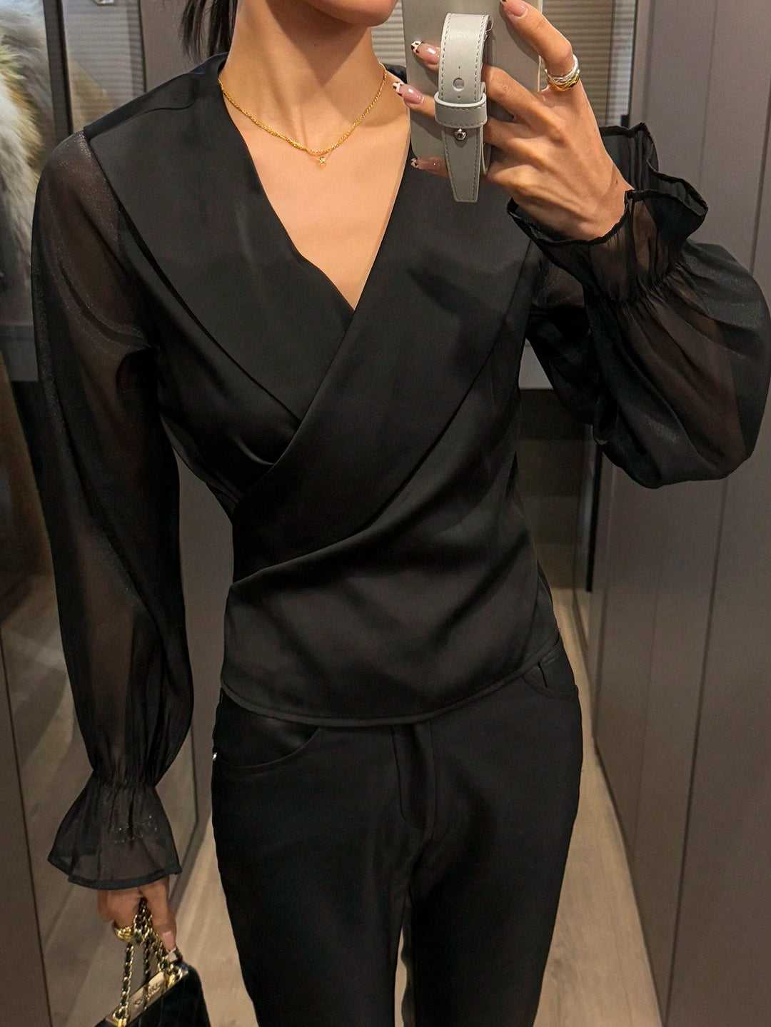 SHEIN ing, fekete