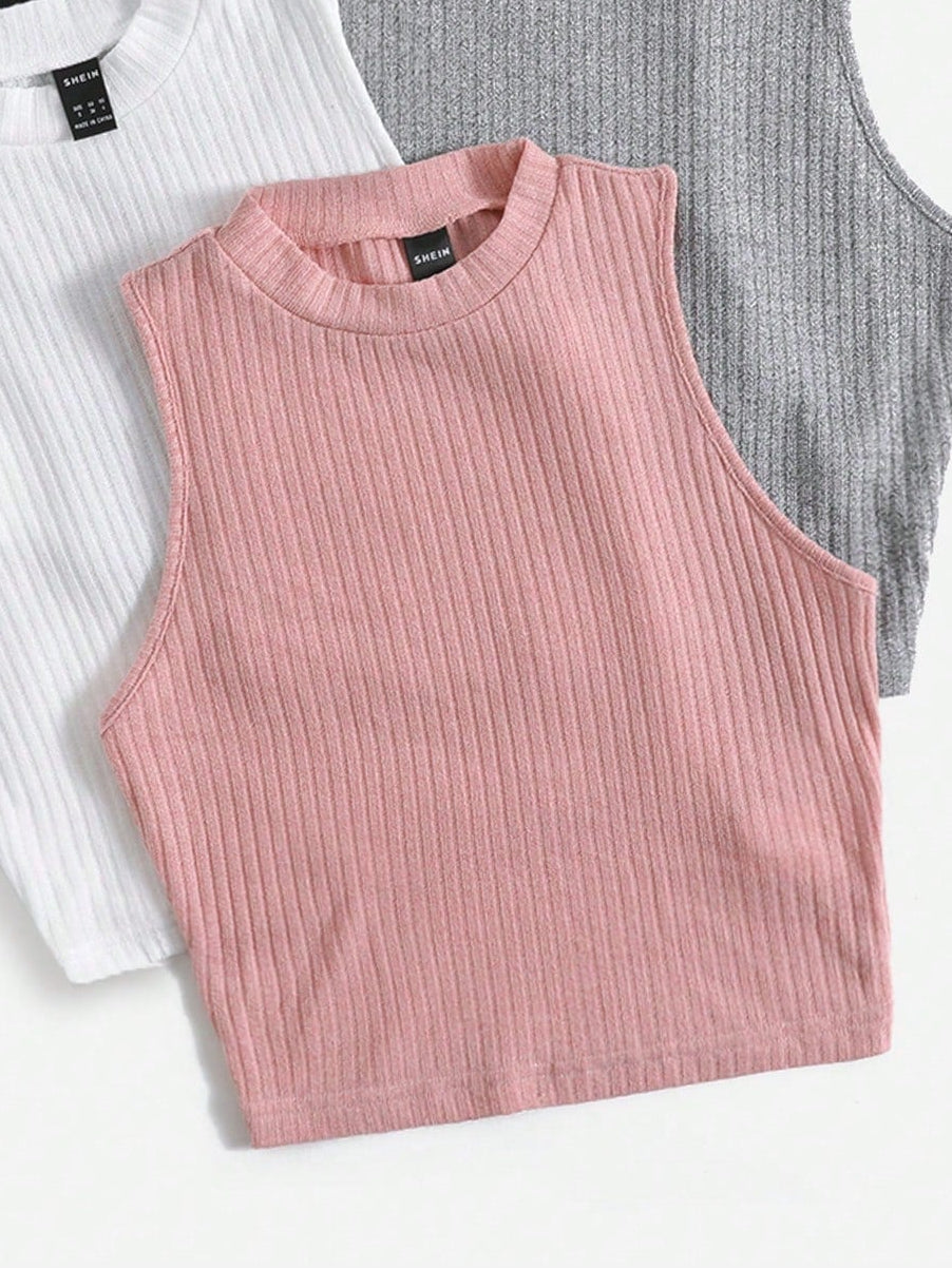 Top SHEIN, rózsaszín