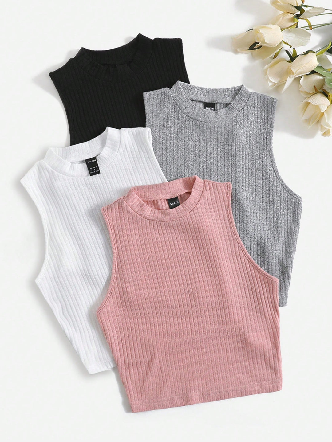 Set topuri SHEIN, mix culori