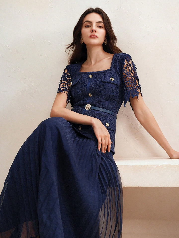 Rochie maxi SHEIN, albastru