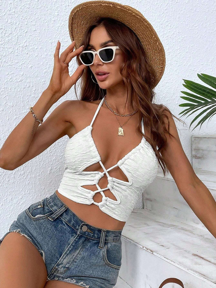 Top SHEIN, alb