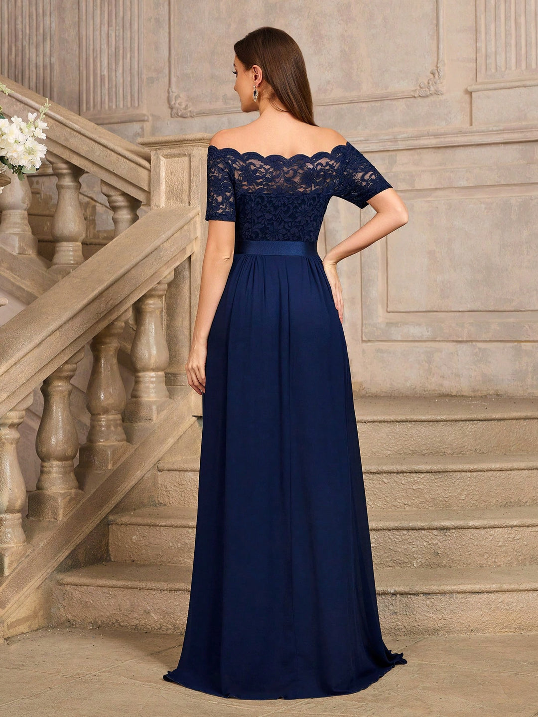 Rochie de ocazie SHEIN, albastru
