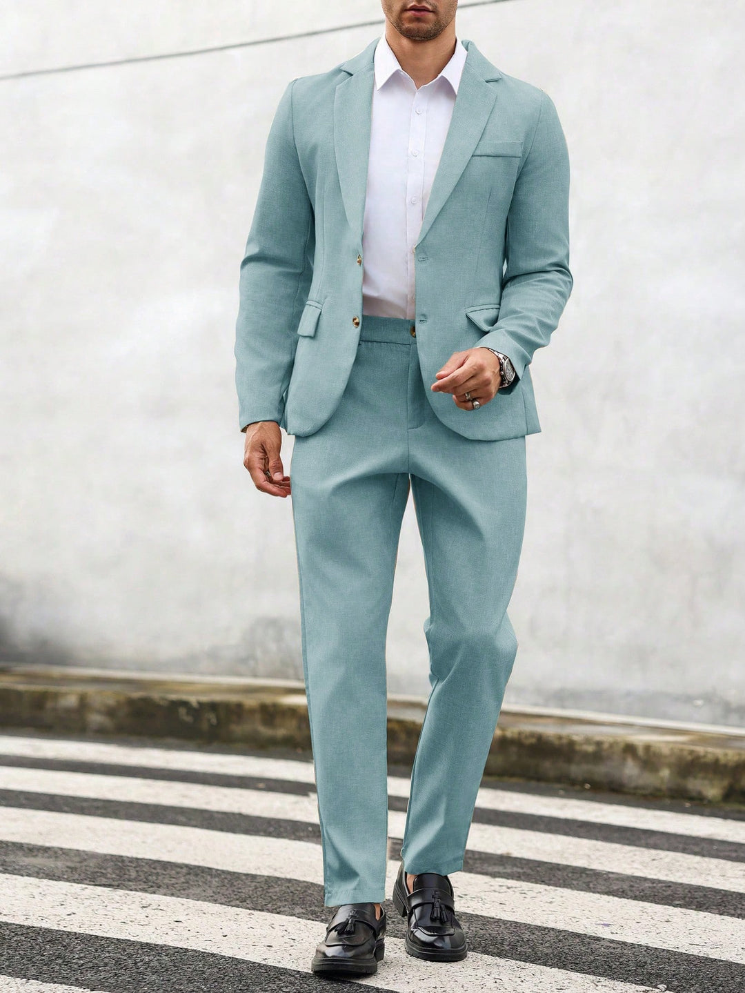 Costum SHEIN, turcoaz