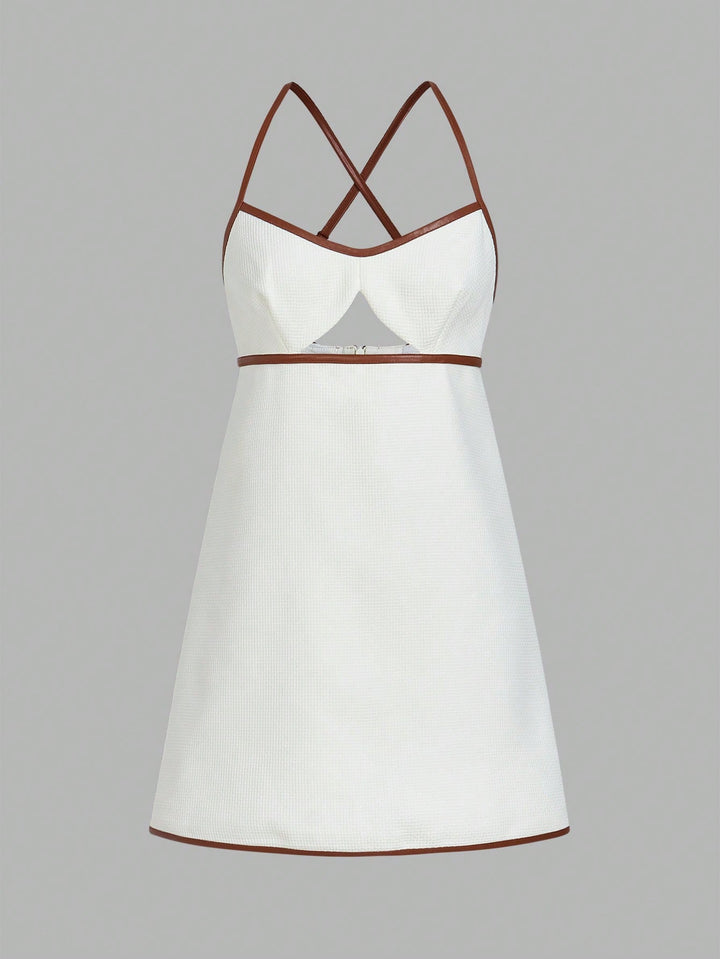 Rochie mini SHEIN, bej