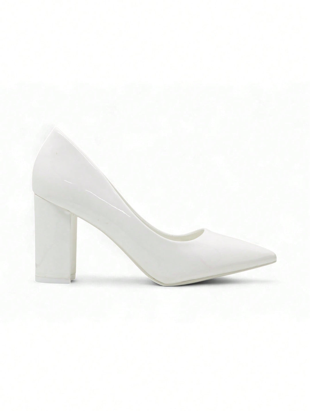 Pantofi cu toc SHEIN, alb