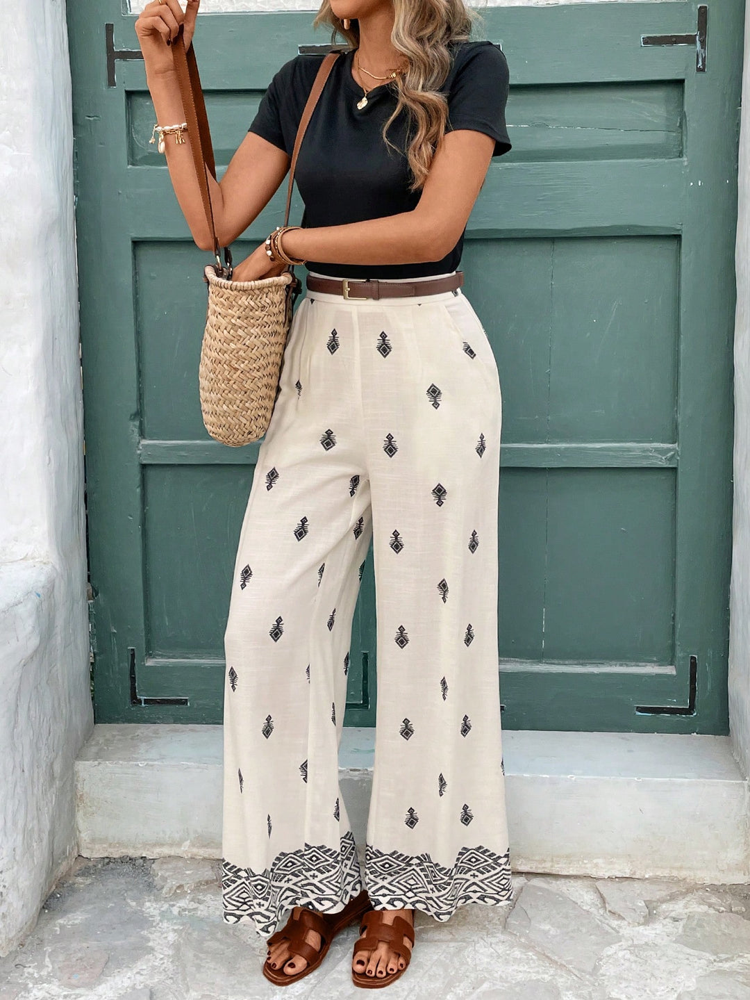 Pantaloni SHEIN, bej