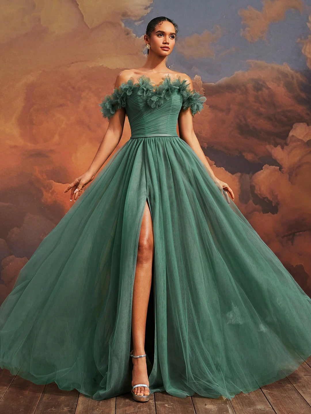 Rochie SHEIN, kaki
