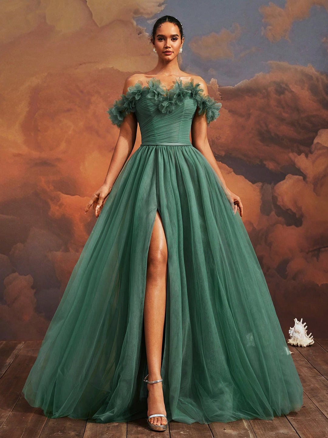 Rochie SHEIN, kaki