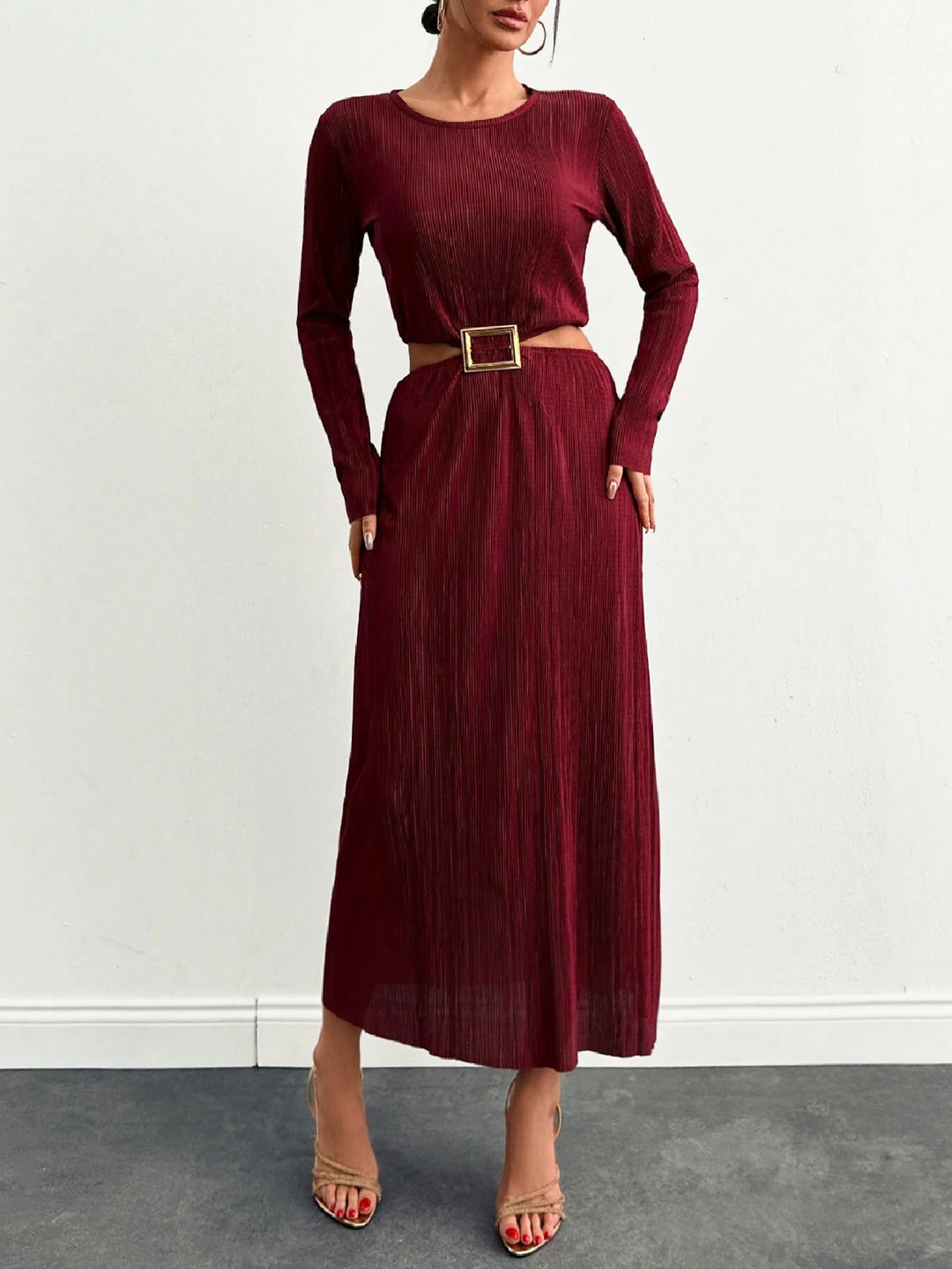 Rochie maxi Shein, vișiniu
