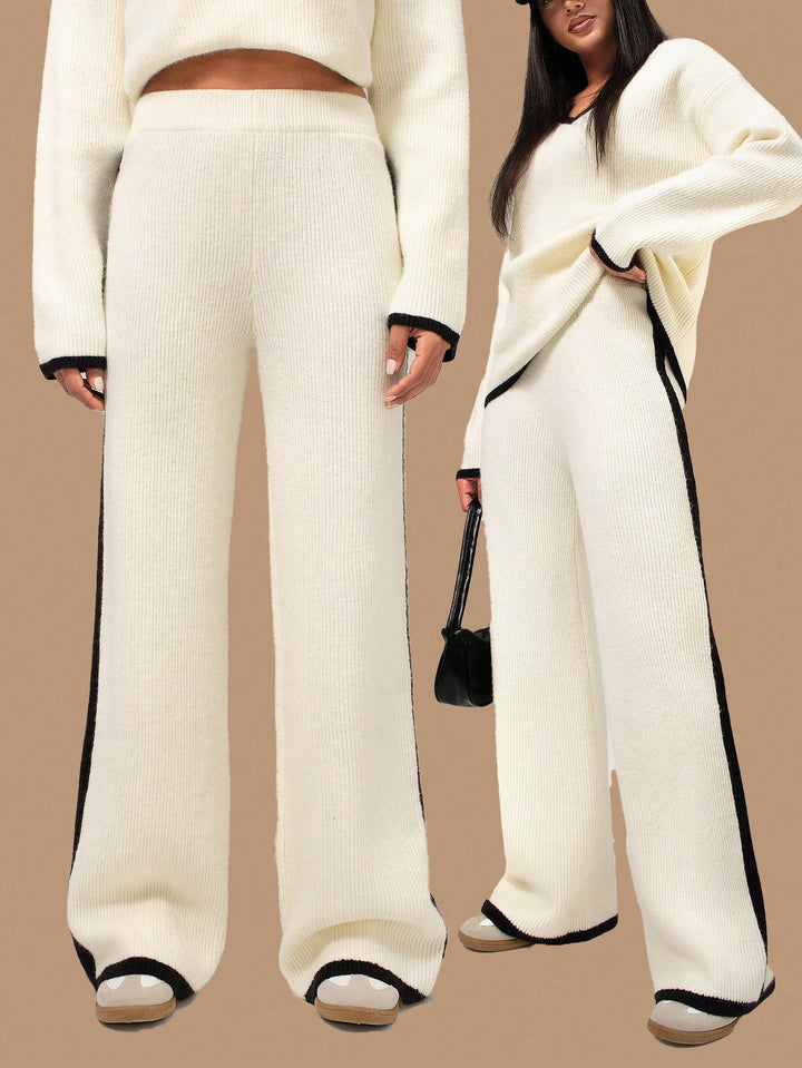 Pantaloni SHEIN, crem