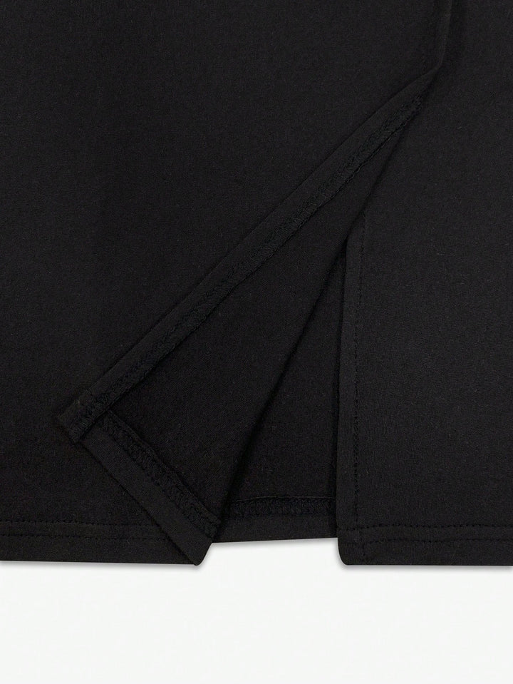 SHEIN maxi ruha, fekete