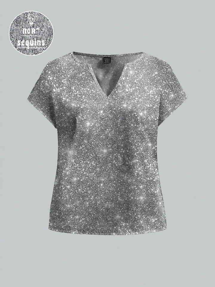 Bluza SHEIN, argintiu