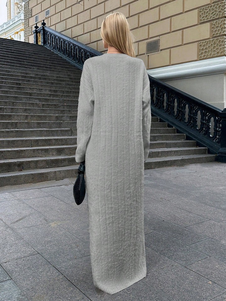 SHEIN szürke maxi ruha