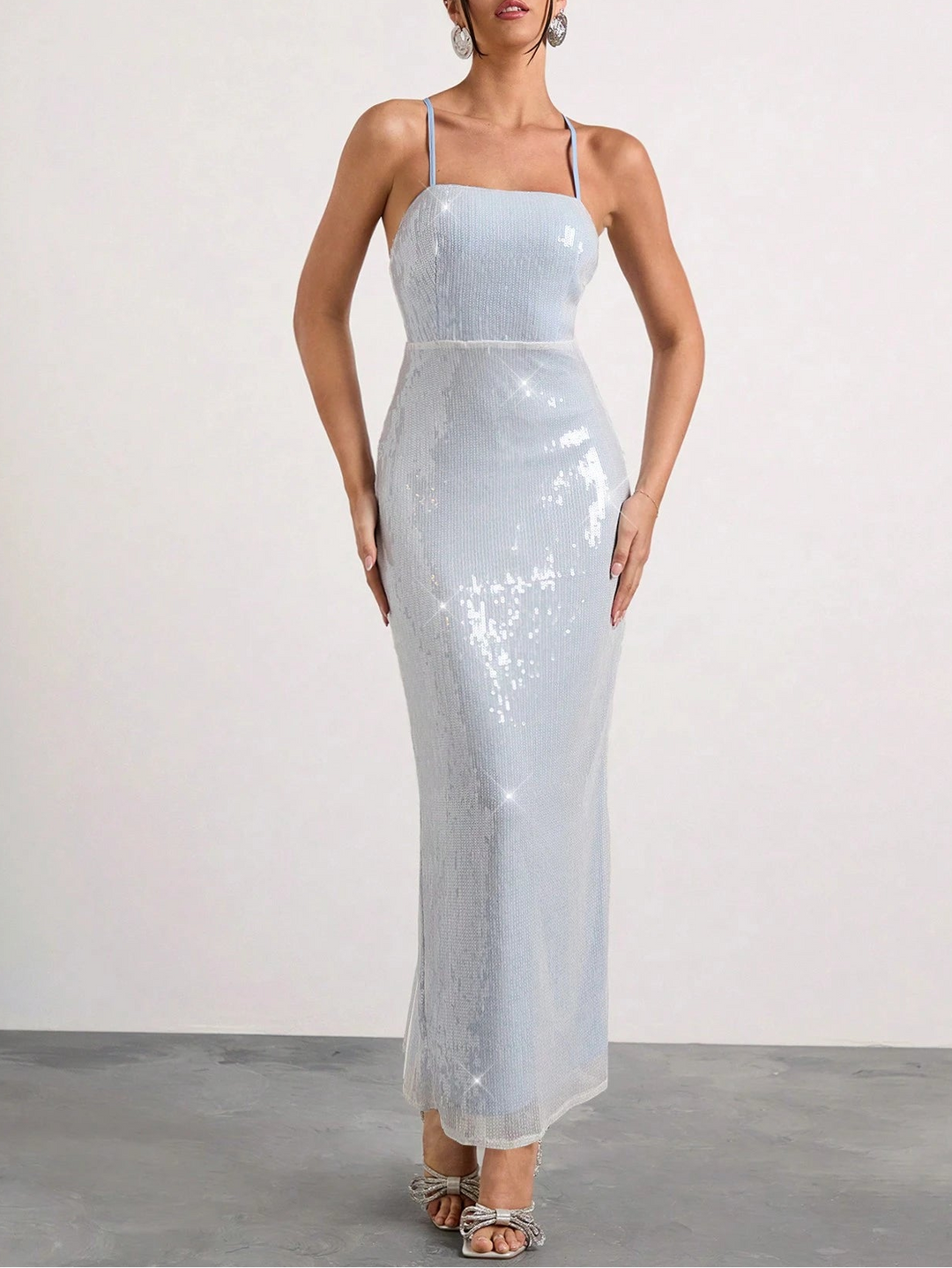 SHEIN Maxi ruha, kék