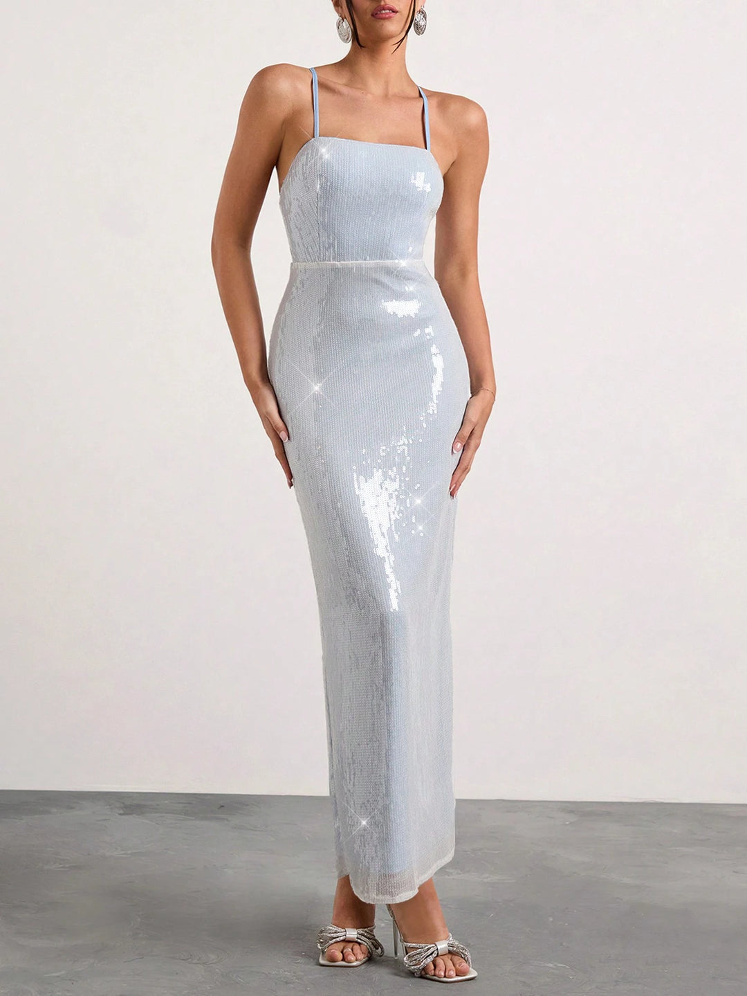 SHEIN Maxi ruha, kék