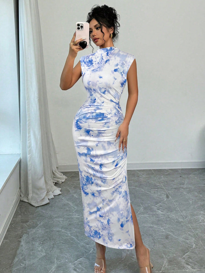 Rochie maxi SHEIN, albastru