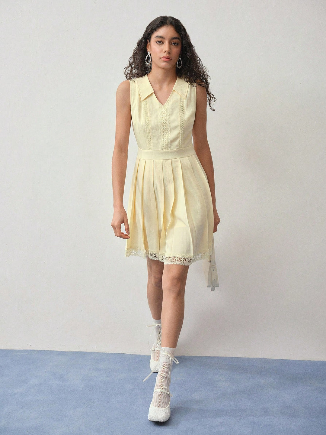 Rochie mini SHEIN, galben