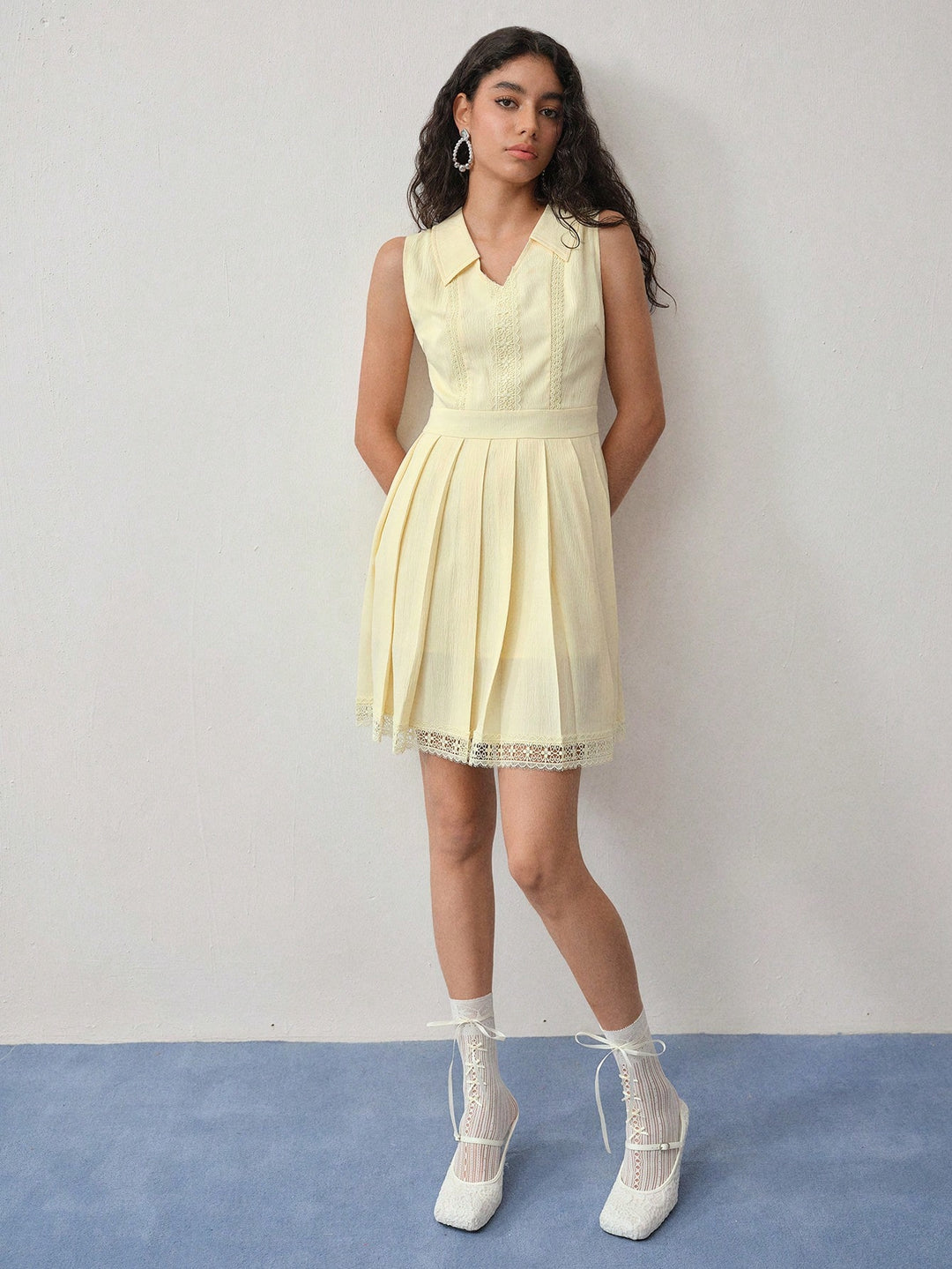 Rochie mini SHEIN, galben