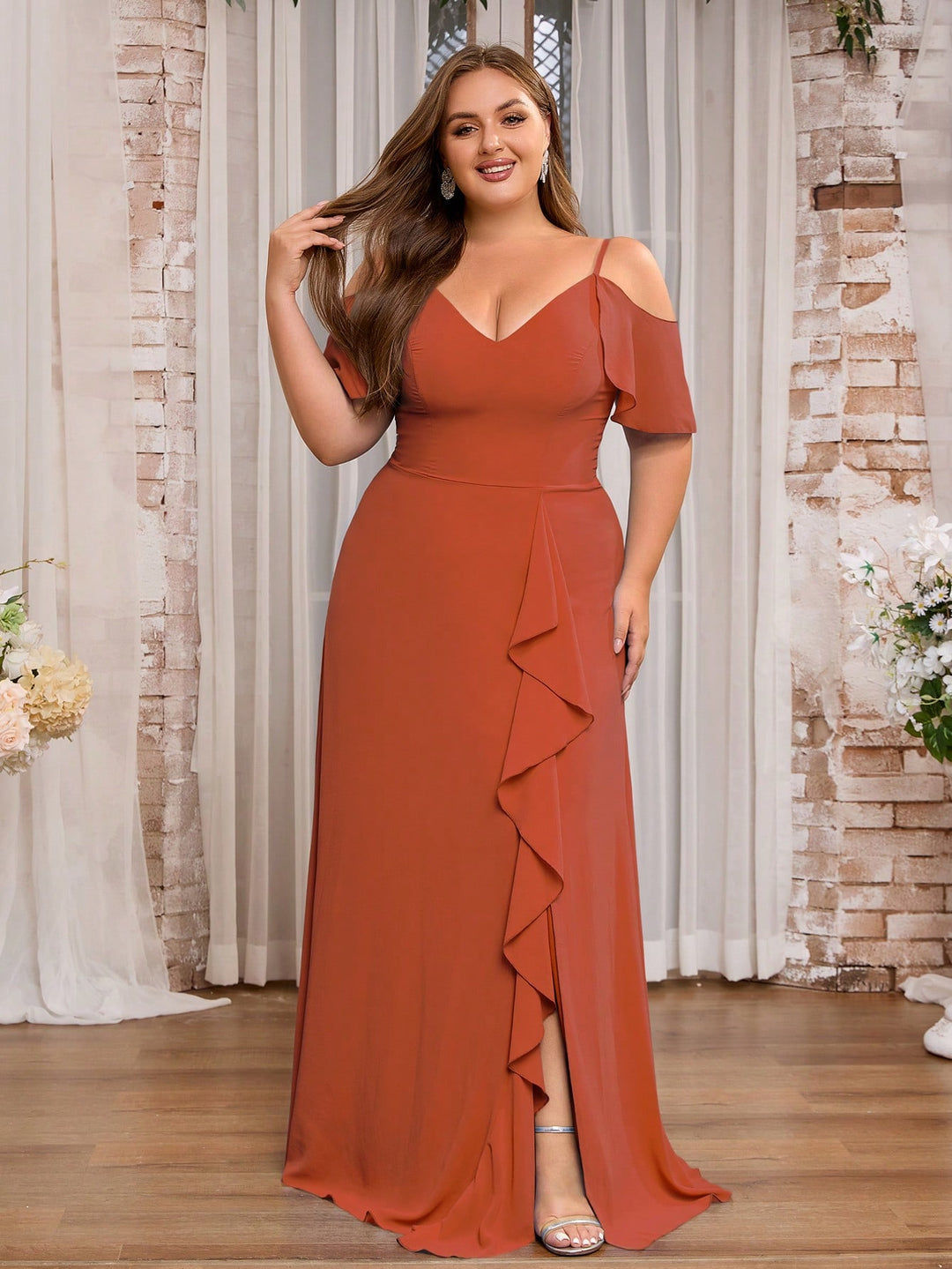 Rochie SHEIN, portocaliu