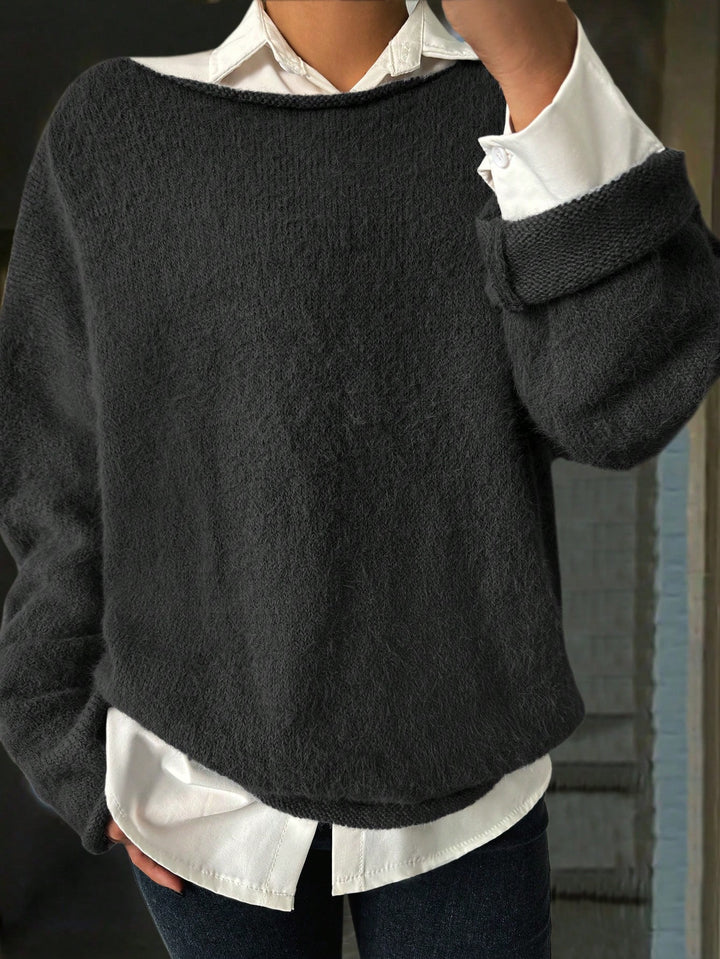 Pulover SHEIN, negru