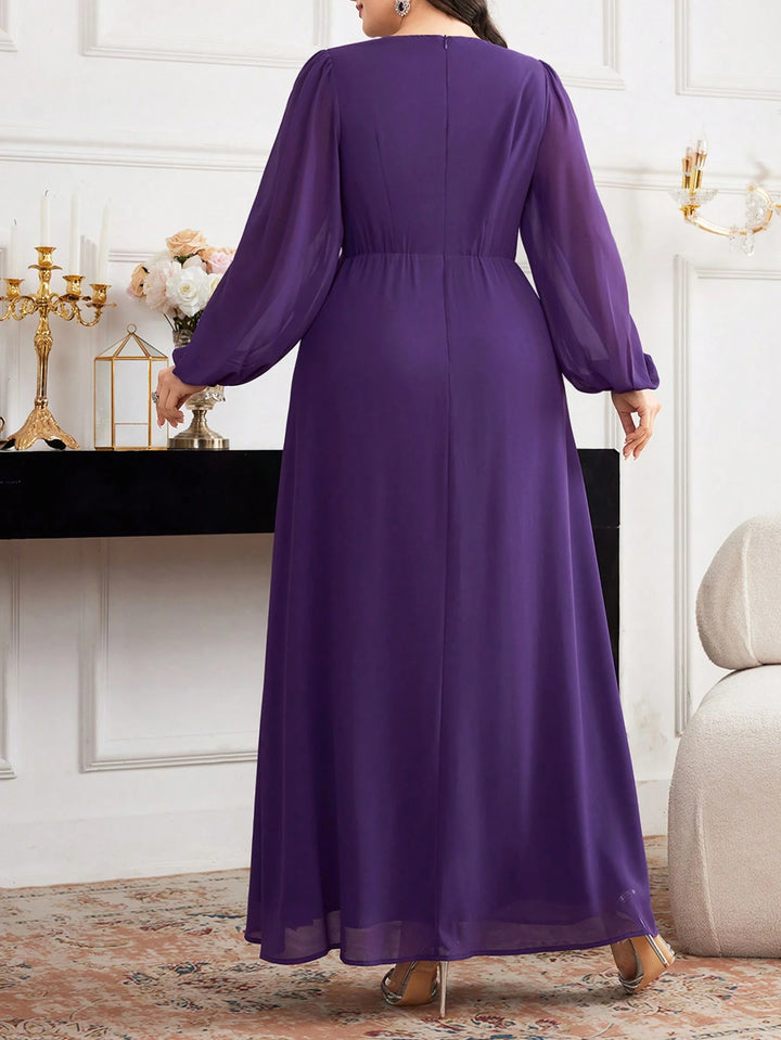 Shein midi ruha, lila