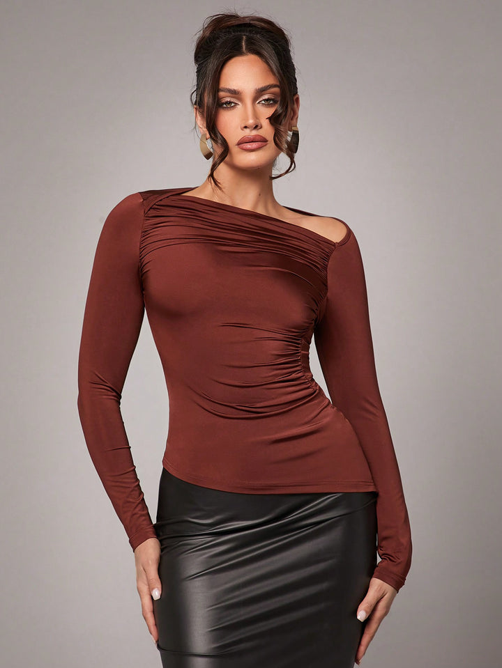 SHEIN blúz, barna