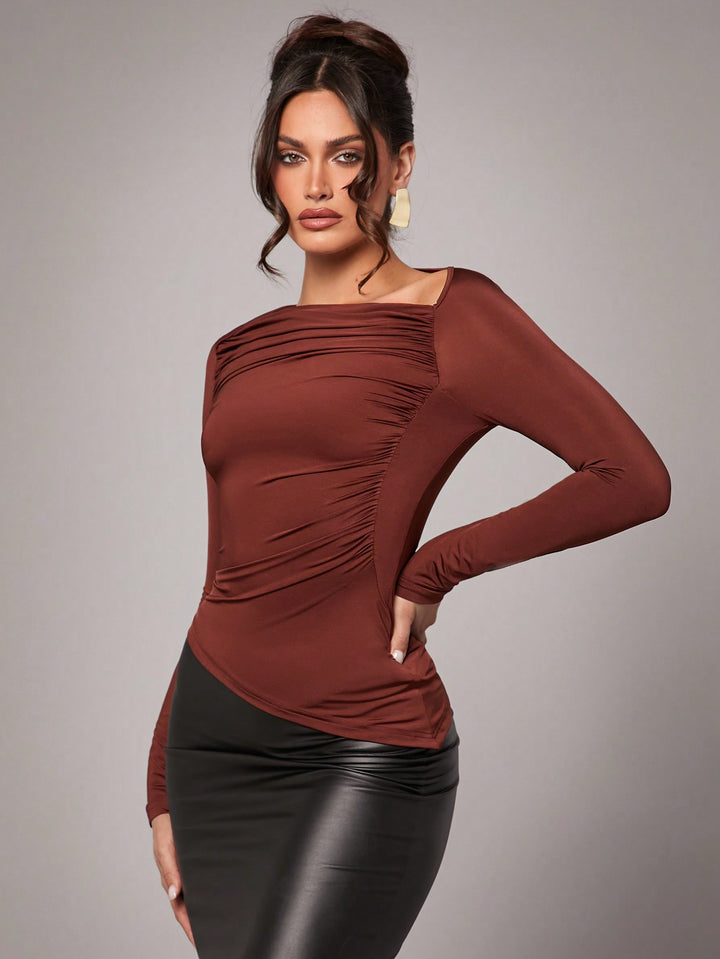 SHEIN blúz, barna