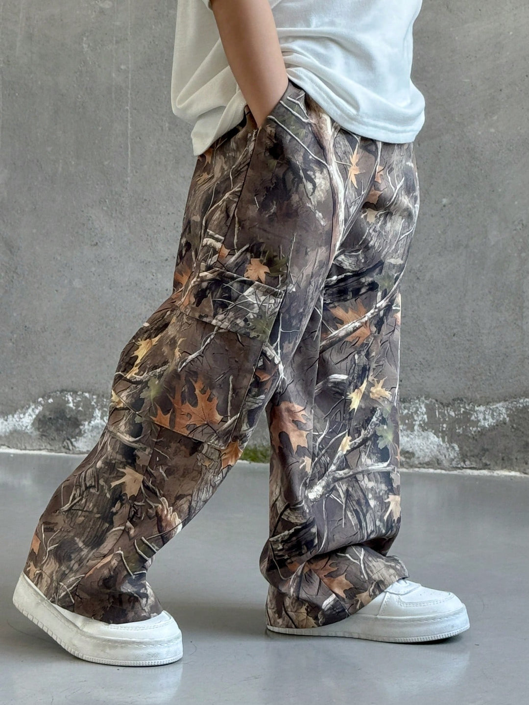 Pantalon cargo SHEIN, kaki