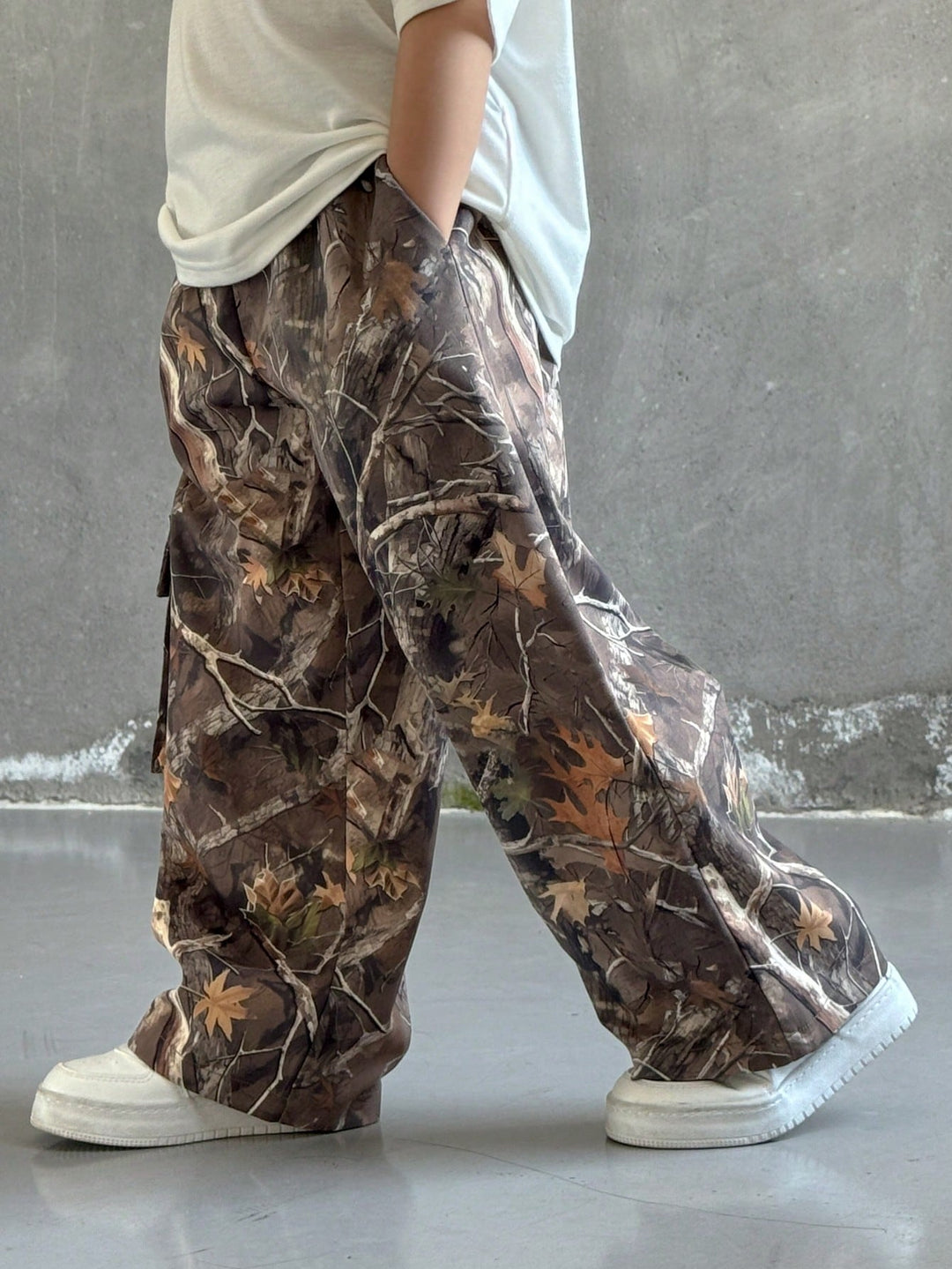 Pantalon cargo SHEIN, kaki