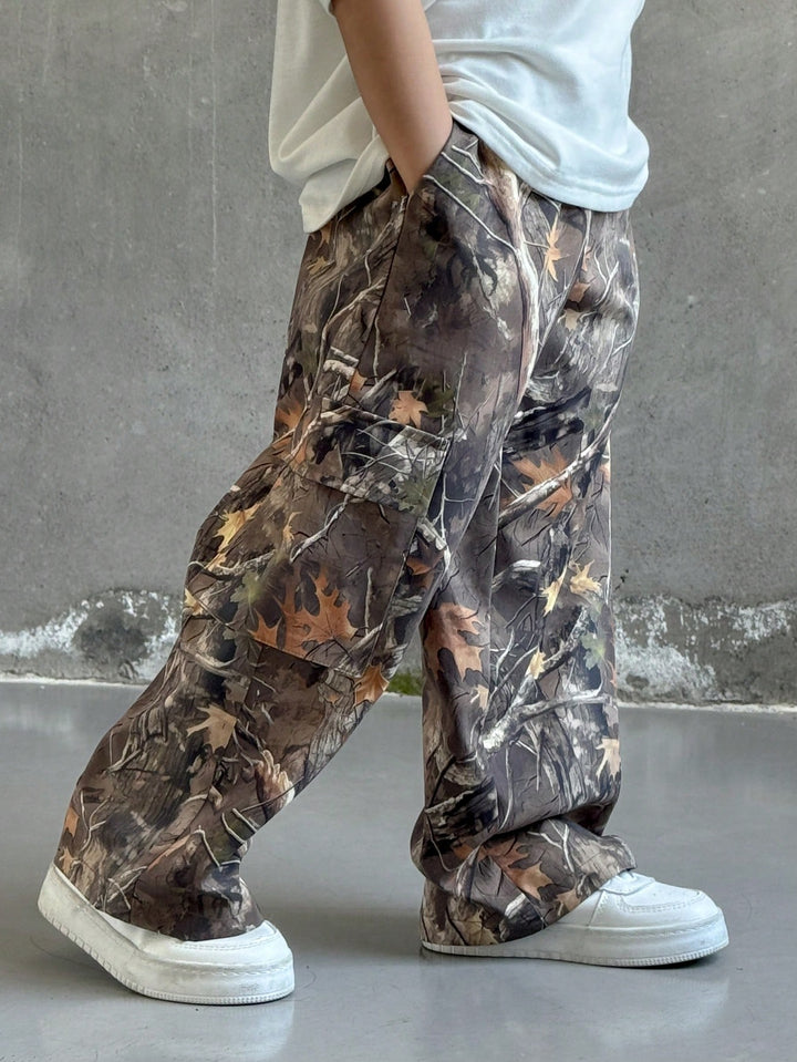 Pantalon cargo SHEIN, kaki