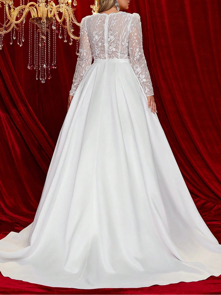 Rochie de ocazie SHEIN, alb