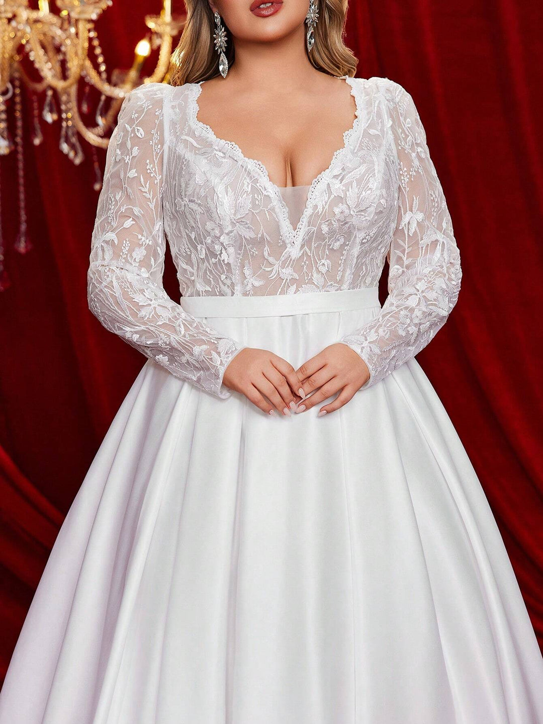 Rochie de ocazie SHEIN, alb