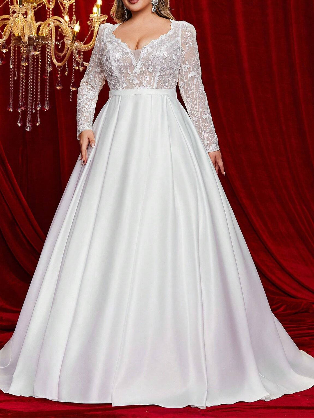 Rochie de ocazie SHEIN, alb