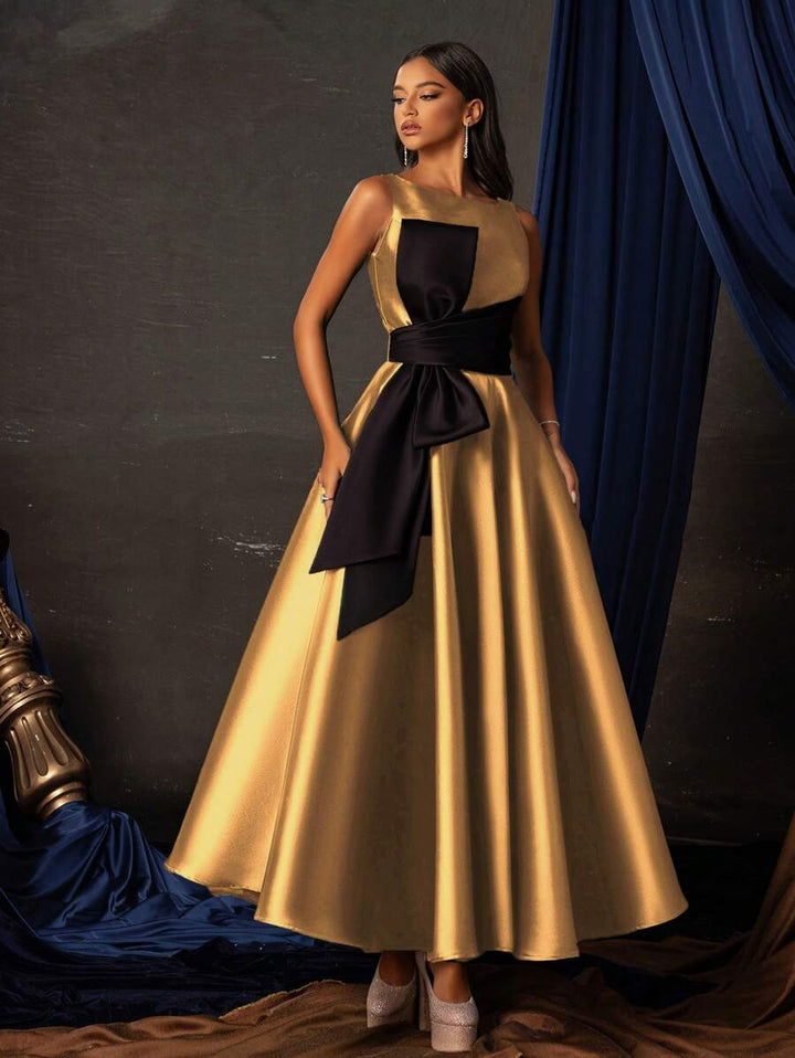 Rochie de ocazie SHEIN, auriu