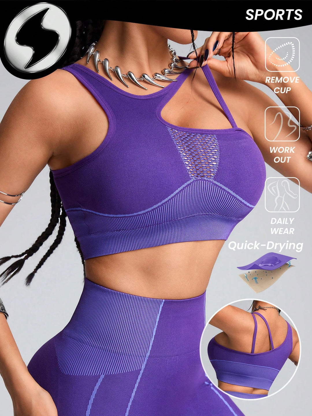 SHEIN sportmelltartó