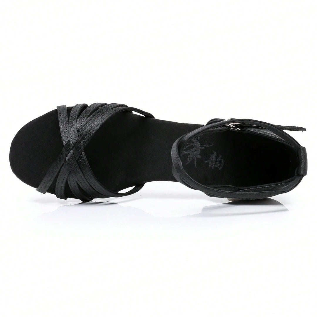 Sandale cu toc SHEIN, negru